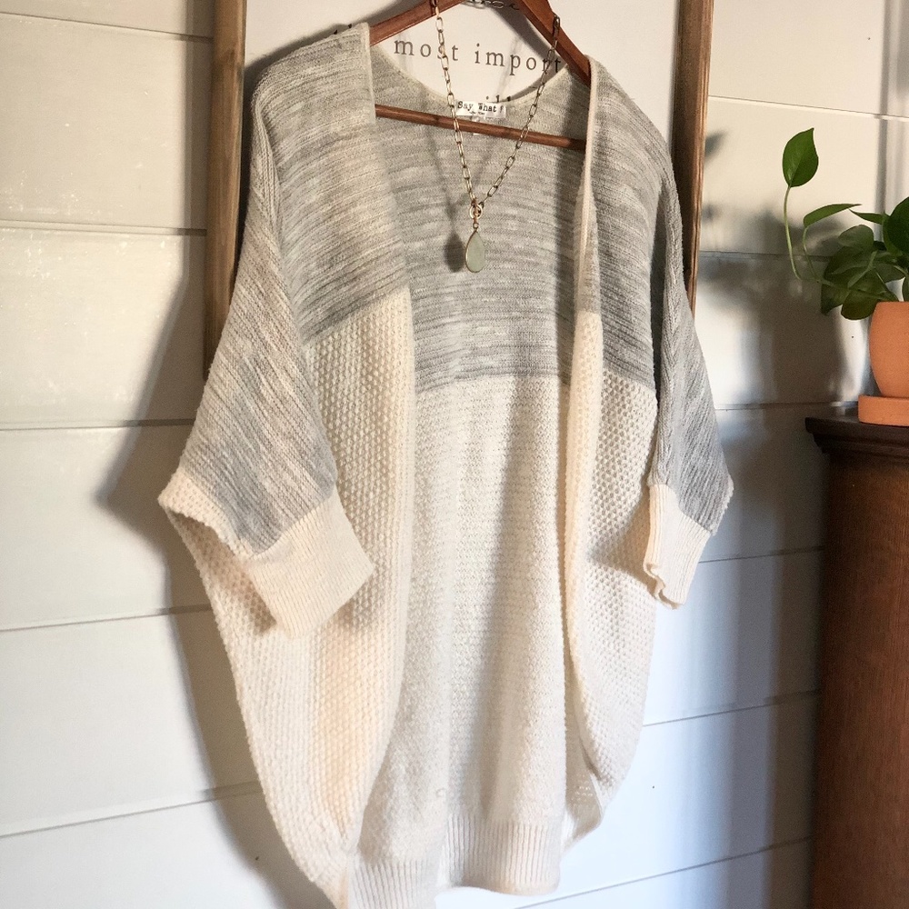 Say What? Knit Shrug M